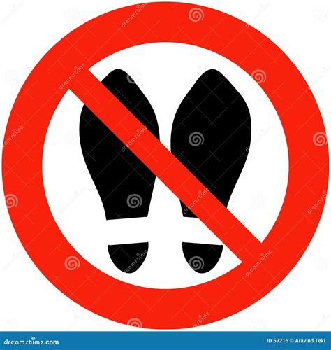 Shoes Banned stock illustration. Image of wear, banned, symbol - 59216