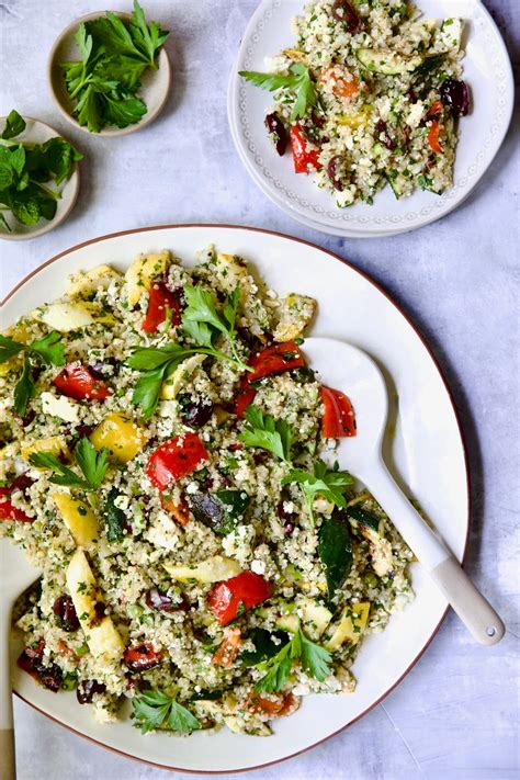 Kale Quinoa Salad Recipe With Lemon Honey Dressing