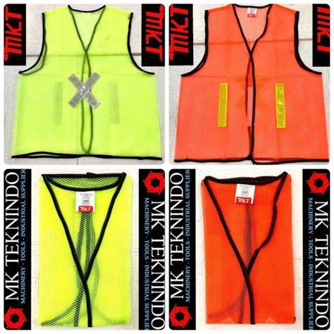 Jual Rompi Proyek Kerja Jaring Safety Vest Jala Neon Di Seller Mk