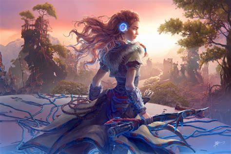 Aloy Horizon Zero Dawn Game Artwork, HD Games, 4k Wallpapers, Images ...