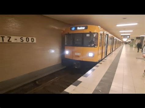 Berliner U Bahn U F Drehstromer F Mit Hupe In Britz S D Richtung