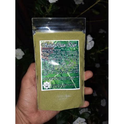 Jual Original Bubuk Serbuk Powder Daun KELOR Moringa Isi 100 Gram Murni