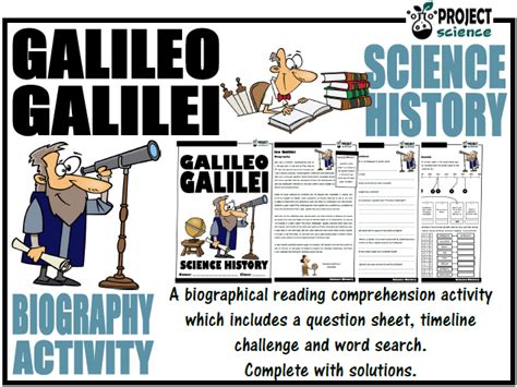 Galileo Galilei Biography Activity Teaching Resources