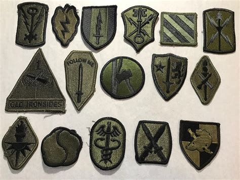 Vintage ARMY PATCHES Military Shoulder Insignia Uniform U.S. Pick A ...