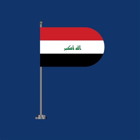 Premium Vector Illustration Of Iraq Flag Template