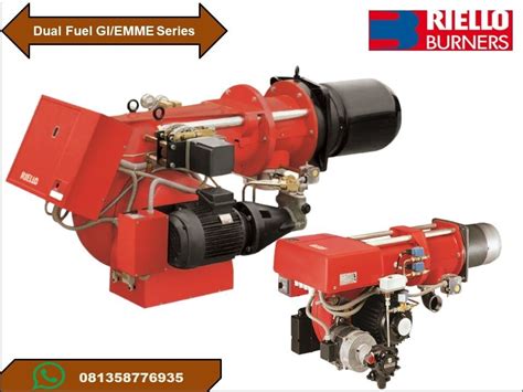 JUAL BURNER RIELLO GI EMME GAS DAN SOLAR PT Indira Mitra Boiler