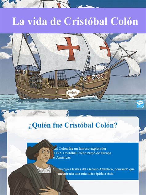 La Vida De Cristobal ColÓn Pdf Cristobal Colon Transporte De Agua