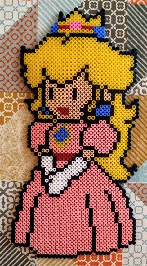 DIGITAL FILE ONLY Peach Daisy Rosalina Perler Bead 55 OFF