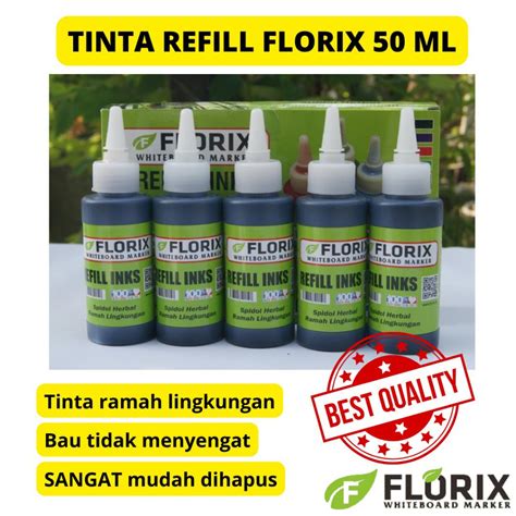 Jual Tinta Spidol Whiteboard Florix Ml Isi Botol Tinta Refill