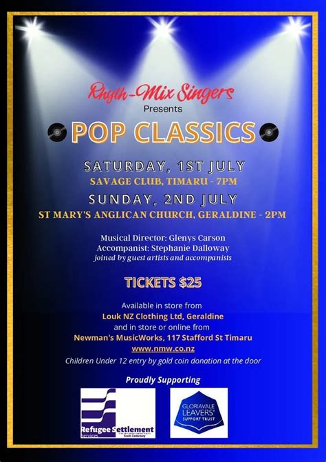 Pop Classics Concert South Canterbury District Website