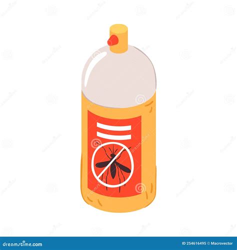 Insect Repellent Kids Vector Illustration 74062316