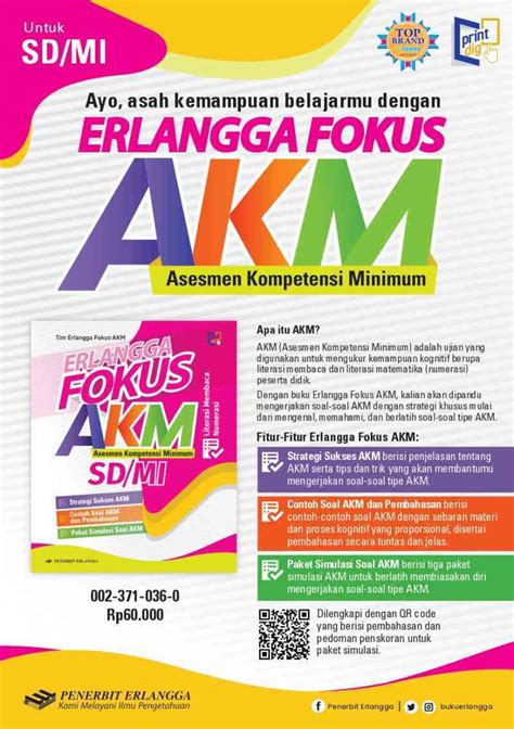 Jual Erlangga Fokus Akm Asesmen Kompetensi Minimum U Sd Mi Di Seller