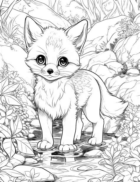 40 Creative Fox Coloring Pages For Kids And Adults - Our Mindful Life