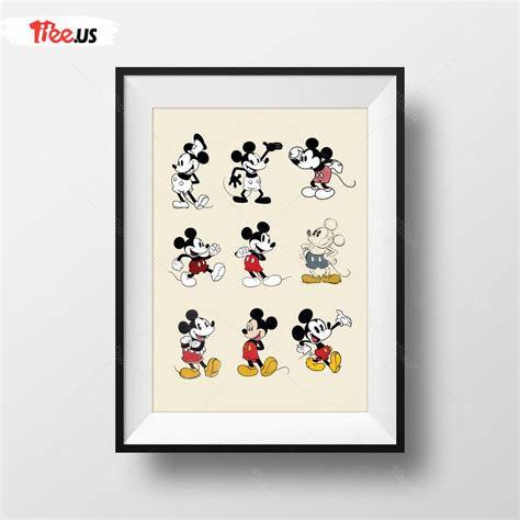 Evolution Of Mickey Mouse