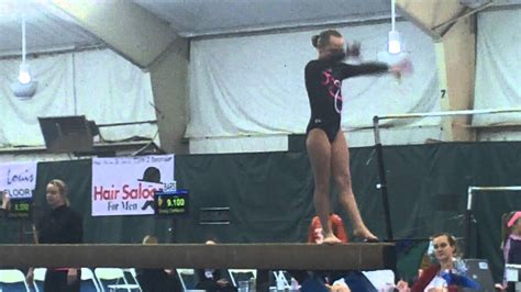 First Level 7 Gymnastics Meet 2014 Beam Youtube