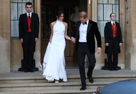 Meghan Markle Et Harry Mari S E Robe Et Bague De Diana Joie