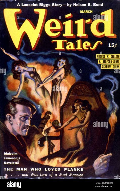 Science Fiction Horror Magazine Cover Of Weird Tales March