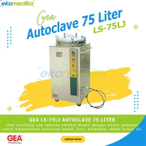 Jual Autoclave Liter Gea Ls Lj Electric Vertical Steam Sterilizer