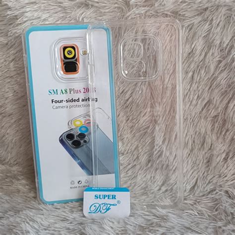 Jual CLEAR CASE BENING SAMSUNG A8 Plus 2018 A8 Silikon Transparan