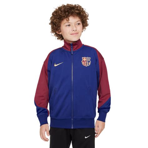 Casaco Nike FC Barcelona Pre Match 2024 2025 Criança Deep Royal Blue