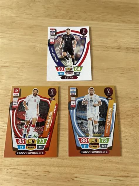 Panini Adrenalyn Xl Fifa World Cup Qatar X Fans Favourite