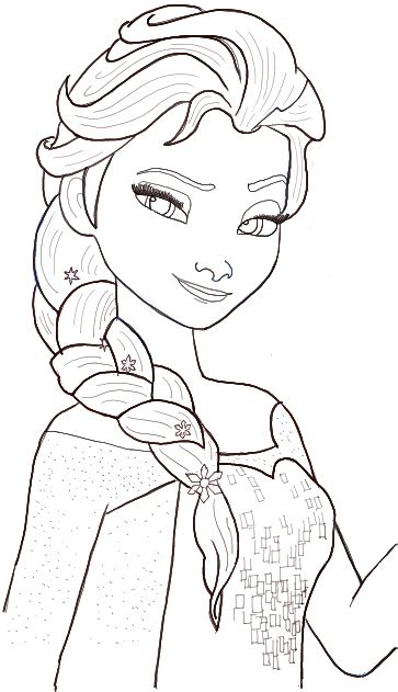 How To Draw Elsa The Snow Queen From Disneys Frozen Drawing Tutorial