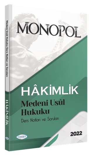 SÜPER FİYAT 2022 Hakimlik Medeni Usul Hukuku Ders Notları ve Soruları