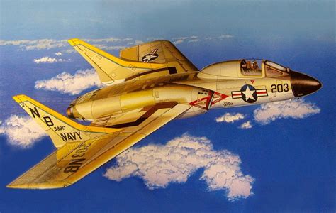 Chance Vought F7u 3m Cutlass Masao Satake Us Navy Aircraft