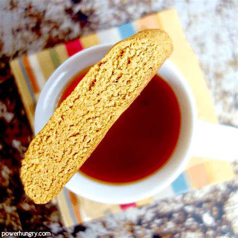 Vegan Pumpkin Almond Flour Biscotti {keto Option Powerhungry®