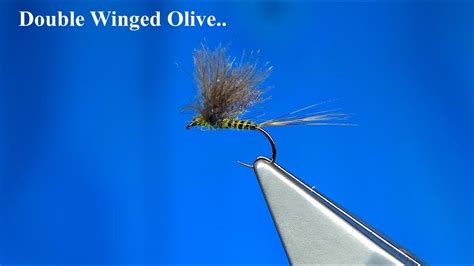 Tying A Double Winged Olive Dun Dry Fly With Davie McPhail YouTube