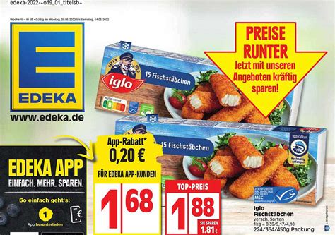 Iglo Fischstäbchen Angebot Bei Edeka