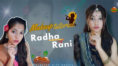 Inspired Radha Rani Makeup Look 🥀 Radhakrishna Makeup Tutorial