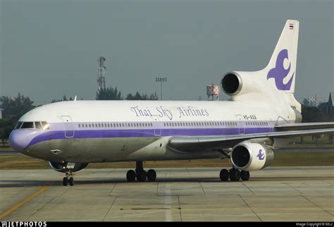 Hs Axa Lockheed L Tristar Thai Sky Airlines Ss J Jetphotos