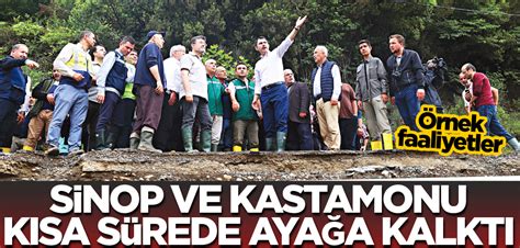 Sinop Ve Kastamonu K Sa S Rede Aya A Kalkt Yeni Akit