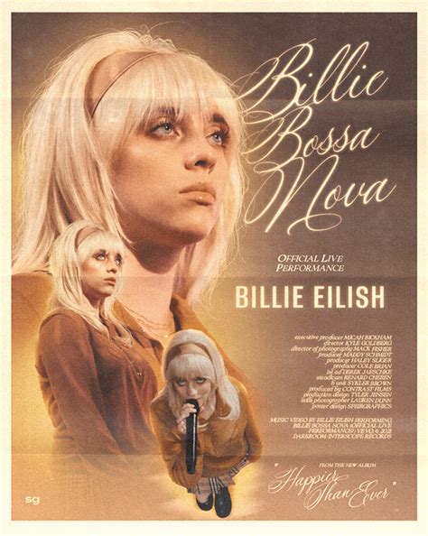 Billie Bossa Nova Billie Eilish On Behance