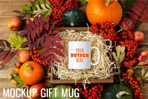 Mock Up Of A Gift Coffee Mug Graphic By Tasipas Creative Fabrica