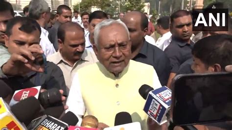 Nitish Kumar Apologises Over His Ejaculate Outside Remark In Bihar