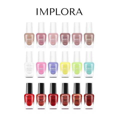 Jual Implora Nude Nail Polish Kutek Shopee Indonesia