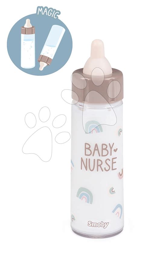 Flasche Mit Abnehmender Milch F R Puppen Natur D Amour Smoby