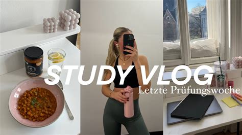 STUDY VLOG letzten Prüfungen im Semester Gym lernen