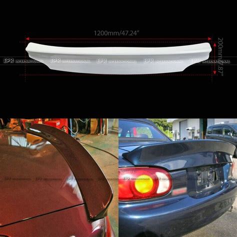 For Mazda Mx Nb C Nb C Roadster Rear Duckbill Spoiler Wing Lip Frp