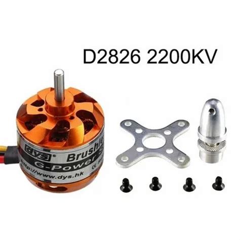 1600 W Dys D2826 6 2200KV Outrunner Brushless Motor At 1099 In Noida