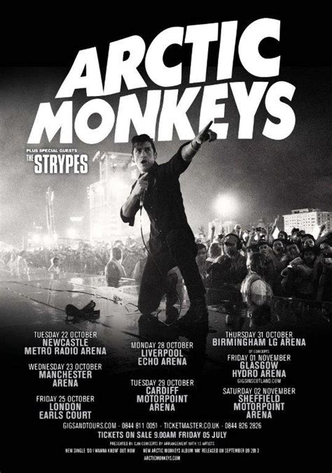 ARCTIC MONKEYS The Car 2023 UK Ireland Tour Poster