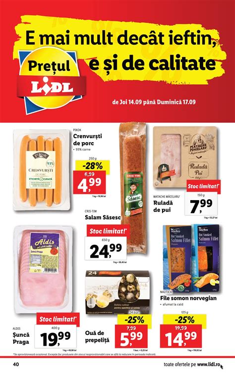 Catalog Extra Oferte De Joi Lidl Septembrie Catalog Az