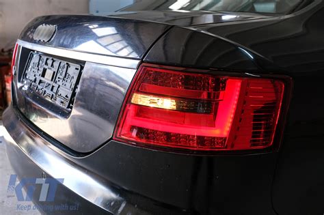 Led Bar Taillights Suitable For Audi A6 C6 4f Sedan 042004 2008 7