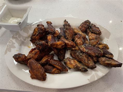 Pecan Smoked Garlic Parmesan Honey Bbq Wings R Wings