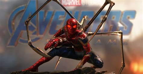 Avengers Endgame Iron Spider Gets New Statue From Queen Studios