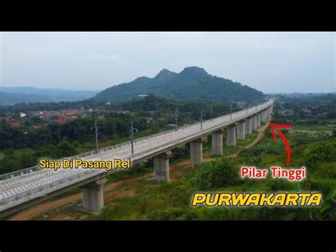 Siap Di Pasang Rel Kereta Cepat Di Bridge Purwakarta Wpz Siap