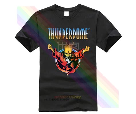 THUNDERDOME Hardcore Techno And Gabber Men S Black T Shirt T Shirts