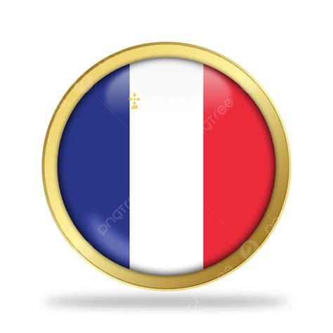 France Flag Clipart PNG Images, France Flag Icon Png Gold Border, Flag ...